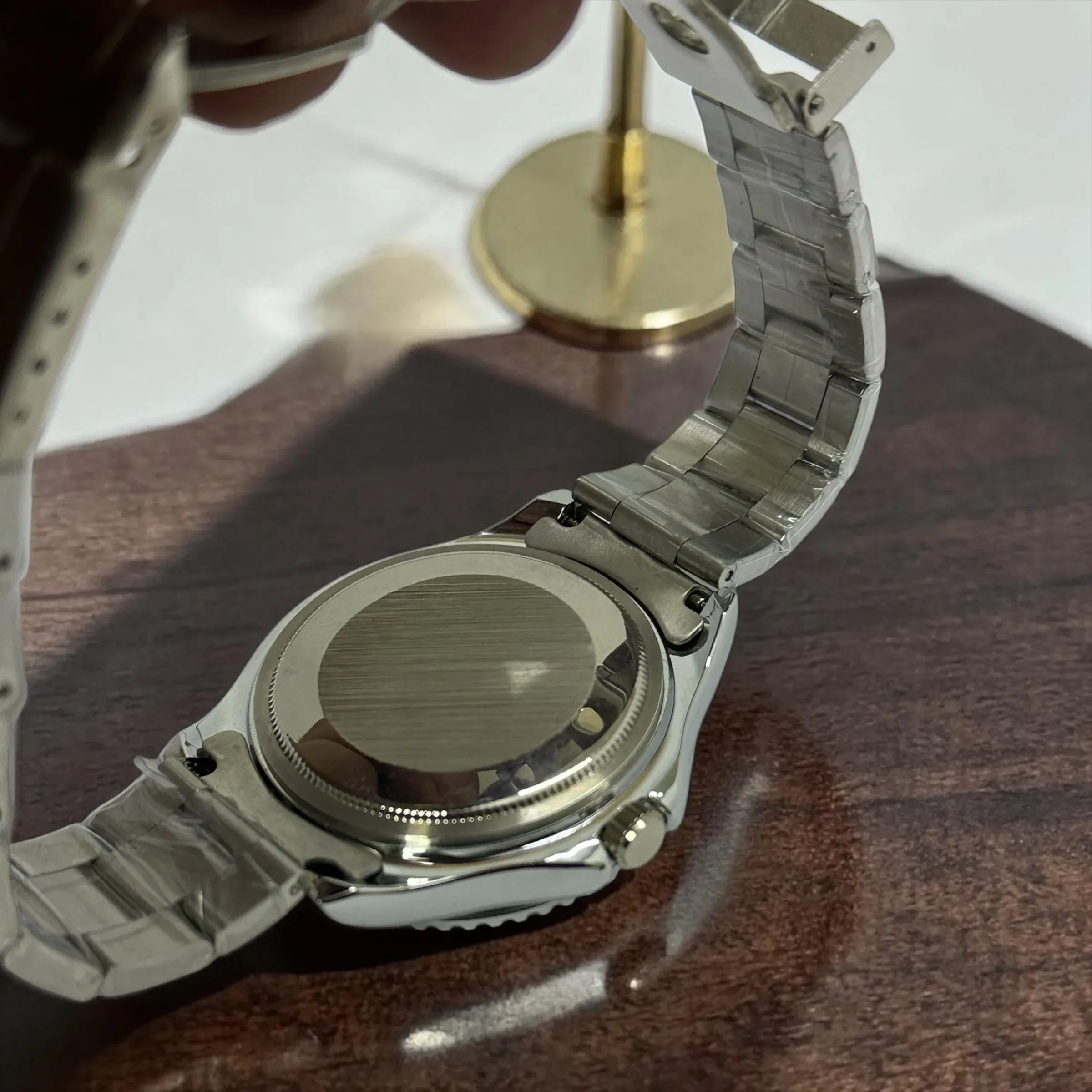 RLX Sub Silver Chain Watch – Luxury Stainless Steel Men's Diver Style Wristwatch